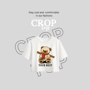FEMALE CROP TOPS @299 | DROP-1 | 100% COTTON | CUSTOMIZE YOUR DESIGN
