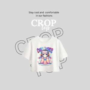 FEMALE CROP TOPS @299 | DROP-1 | 100% COTTON | CUSTOMIZE YOUR DESIGN
