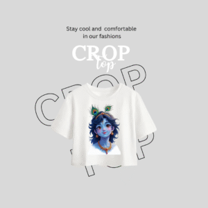 FEMALE CROP TOPS @299 | DROP-1 | 100% COTTON | CUSTOMIZE YOUR DESIGN